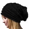 Chapéus de inverno para o chapéu das mulheres Gorros De Malha De Lã Quente Casuais Sólidos Caps Chapeu Feminino chapéus de inverno para as mulheres chapéus de malha beanie S18120302