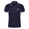 Luxe Polo Heren T-shirts Balr Street Tide Brand Short-Mouwen Ronde hals Losse Katoenen Katoenen Mannen Persoonlijkheid Heren T-shir