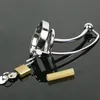 Virginity Lock Sex Toy Ceinture de chasteté en métal pour homme avec son urétral Anneau de pénis en acier inoxydable Dispositif de cage à coq Prise de pénis Cathéter urétral