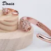 Donia bijoux luxe bracelet fête mode européenne et américaine léopard animal cuivre micro-incrusté zircon bague ensemble cadeau de créateur