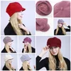 2019 moda invernale peluche cappello caldo esterno berretto da donna lavorato a maglia cappello di lana morbida taglia regolabile 9 stili T3I5390