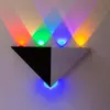 5W Triangle LED Wall Lamps Sconces Mirror lamp Backlight Decorative llight LED Corridor light background lamp bar KTV room led spo273V