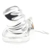 304 Cage en acier inoxydable Metal Cock Ring Cock Cage Device Adult Game Game Sex Toys for Men Pinis Ring Lock CB60003986550