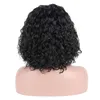 Human Hair Lace Front Bob Wigs Brazilian Curly Short Full Lace Wig with Baby Hair Side Part Glueless Lace Front Wig for Women