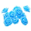 50 stks 7 cm pe foam rose kunstmatige bloem hoofden voor diy kransen bruiloft evenement decoratie home garden decoratieve benodigdheden kleurrijk