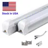 Хранить в США Встроенный T8 LED Tube 4FT 22W SMD 2835 трубы свет лампы 1.2M 85-265V лампы Светодиодные люминесцентные лампы