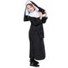 New Children's Halloween Cosplay Costume Classic Nun Long Dress Sister Stage Performance Dress School Fancy Suit For Girls