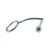 40mm,45mm,50mm for choose Stainless Steel butt plug ball anal hook with penis ring fetish cock chastity device sex toys for men Y191028