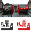 ABS Araba Merkezi Kontrol Dekorasyon Panl Dashboard Çerçeveleri Ford F150 2009-2014 Iç Aksesuarları için Trim Kapağı