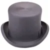 135 cm High 100 Wool Top Hat Satin fodrad President Party Men039s Felt Derby Black Hat Women Men Fedoras60241969679123