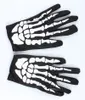 Halloween Skeleton Gloves Performing props Ball Party Ghost Skeleton Ghost Gloves Bone Cloth Gloves
