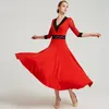 Standaard Ballroom Jurk Standaard Dansjurken Flamenco Jurk Dans Draag Spaanse kostuum Ballroom Waltz Dancing Clothes