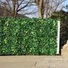 Siepe artificiale Foglie Piante Edera finta Parete 10 "X 10" Plastica giardino verticale Prova UV Privacy Cortili Decorazioni nuziali