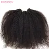 Glamorösa brasilianska mänskliga hår vävar 1pc rak kroppsvåg djup våg lockigt naturlig våg mänsklig hårförlängning för Afrika kvinnor