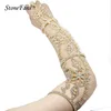 Stonefans Long Rhinestone Bracelet Crystal Upper Armband Armlet Bracelets Chain Flower Bridal Bracelets Wedding Bangles Women Y1909665969