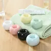 toothbrush holder ceramic bathroom Accessories cute Shower Tooth Brush Stand Shelf Bath Accessories Base Frame multi colors