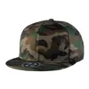 Kamuflaż Snapback czapka poliestrowa pusta czapka baseballowa z płaską kamuflażką bez haftowania męskiej czapki i czapki dla mężczyzn i kobiet8477478