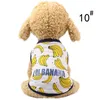 Dog Apparel Cute Pet Dogs Supplies Cat T-shirt Vest Clothes Small Breathable Puppy Soft Coat Jacket Summer Cartoon Bikini Print Clothing Outfit Pets Suppy