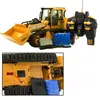XM RC Tractor Shovel Bulldozer Modelspeelgoed, 2.4G 5 groot formaat, 360 ° rotatie, met simulatiegeluidslichten, voor Kerstmis Kind Verjaardagsfeestje Cadeau2910927