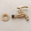 Carved Wall Mount Faucets Brass Antique Bronze Bibcock Outdoor Garden Faucet Small Laundry Faucet Tap3397284