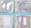 Papieren patches voor wimper extension Stickers Eye Pads Paper onder ogen Gegraven Lash Stickers Beauty Tool F3258