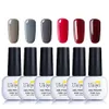 Ukiyo 6pieceslot cinza esmalte em gel com caixa de presente 8ml vinho vermelho gel verniz uv led embeber fora gel esmalte vernizes híbridos311023857636