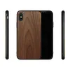 Per XR XS Xmax Custodia per cellulare in legno Natura Legno con custodia in TPU con bordo arrotondato Buona sensazione al tatto per Iphone 7 8 6s plus X Samsung S10 S10e