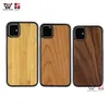 2022 Hotsale Clear Wood Wood Back Capa de Telefone Capa para iPhone 11 12 13 Pro Max