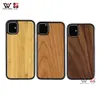 2022 Custodie per cellulari con cover posteriore in legno trasparente trasparente HotSale per iPhone 11 12 13 Pro Max