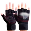 Mode-Body Building Training Gewichtheffen Handschoenen Voor Mannen Vrouwen Workout Halve Vinger Fitness Oefening Gym Fitness GYM Handschoenen Mitt232i