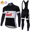 DUVEL Beer Winter 2022 Team CYCLING Jersey Set 19D Gel Pad Bike Pantaloni Ropa Ciclismo Uomo Pile termico BICICLETTA Maillot Culotte Clo265p