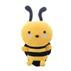 Lindos juguetes de peluche de muñeca de abeja, animal de peluche de 20-80 cm, adorno de almohada para bodas, regalos de cumpleaños para niños de fiesta de Navidad, decoración del hogar