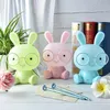 Cute Baby Bedroom Lamp Rabbit Night Light Led Night Lamp Regalo di Natale Comodino Decor Kids Glasses Conigli luci