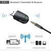 Bluetooth 50 Empfänger Sender 3In1 KN330 Mini Stereo AUX RCA 35mm Jack USB Audio Wireless Adapter Für TV PC auto Kopfhörer8518032