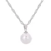 Pretty Pearl Halsband Imitation Pearl of Love Pendant Chokeres Halsband Vackert smycken Mode Guldfärg Nyckelbenskedjor Halsband