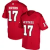 Dostosuj NCAA NC State Wolfpack Dowolna nazwa S-6XL White Red 9 Bradley Chubb 17 Philip Rivers 16 Russell Wilson College Retro Football Jersey