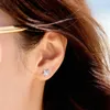 Vente en gros - Boucles d'oreilles Starfish CZ Diamond Stud pour Pandora 925 Pure Jewelry avec boîte d'origine Fashion Temperament Stud