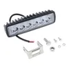 Strålkastare 18W Motorcykel Electric Vehicle Led Work Light Bar Flood Offroad bilbåtbil Kör dim