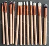 brand 12pcs set Eyeshadow Makeup Brushes with bag 2colors Make Up Brushes Set Professional Cosmetic Brush Eyeshadow Lip Brush drop9680799