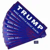 100pcs hot donald trump car stickers bumper sticker keep make america great decal for car styling vehicle paster