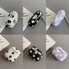 Étui Airpods 1 / 2 à la mode avec petit motif de fleur, étui Airpods Pro, coque d'écouteur, chaîne, manchon de protection en silicone tpu