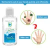 70ML Quick-drying Disposable Hand Sanitizer Hands-Free Water Disinfecting Hand Wash Gel 75% Alcohol Hand Sanitizer Gel