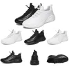 Drop Shipping Running shoes for men women Triple black white Leather Platform sports sneakers mens trainers Homemade brand Made in China