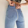 Mulheres de cintura alta jeans zipper básico jeans jeans 4 temporada vintage lápis de alta qualidade cowboy denim calças de denim1