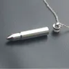 Bullet Pendant Necklace Cremation Jewelry Souvenir Ashes Urnが少量の記念アイテムを保存する7761789