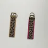 Esungas domésticas Leopard Keychain Domil Canvas Leopard-Key FOB FOB atacado Cheetah Impresso Chain-Chain de Christmas Presente Chave do Ring Dom1418