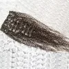8 pièces/ensemble Afro crépus bouclés vague pince à cheveux humains dans les Extensions de cheveux 8 "-20" 100% cheveux humains 100g Clip Ins