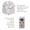 7 couleurs Led visage coréen Photon Therapy masque facial machine luminothérapie acné Masque cou Masque de beauté Led