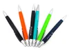 caucho plástico con impresión de logotipo personalizado entrega rápida bolígrafo de repuesto negro bolígrafo bolígrafo promocional personalizado SN3108