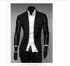 Wholesale- Wholesale Mens Patchwork best selling Men's Casual Fashion Long Trench Coat Casual Windproof Male